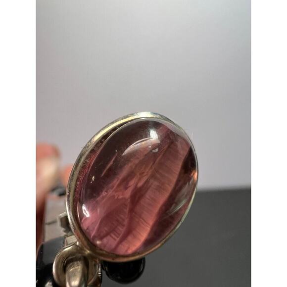NEW Pink tourmaline Rubellite sterling silver pendant 3.03 grams - Picture 11 of 11